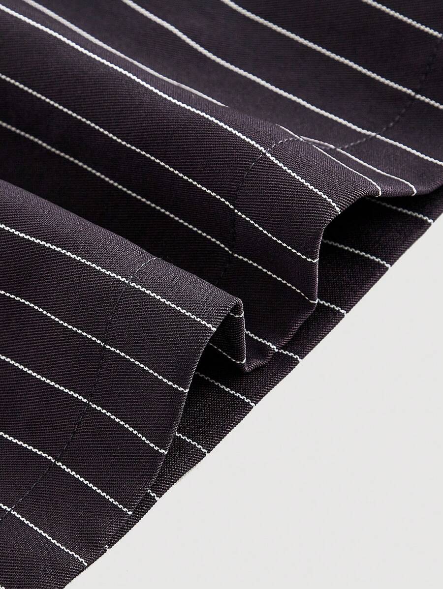 Fashion Commuter Casual Striped Flare Pants