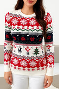RebelGame Christmas Pattern Sweater - M