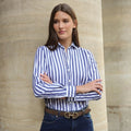 cotton blouse - Navy stripe