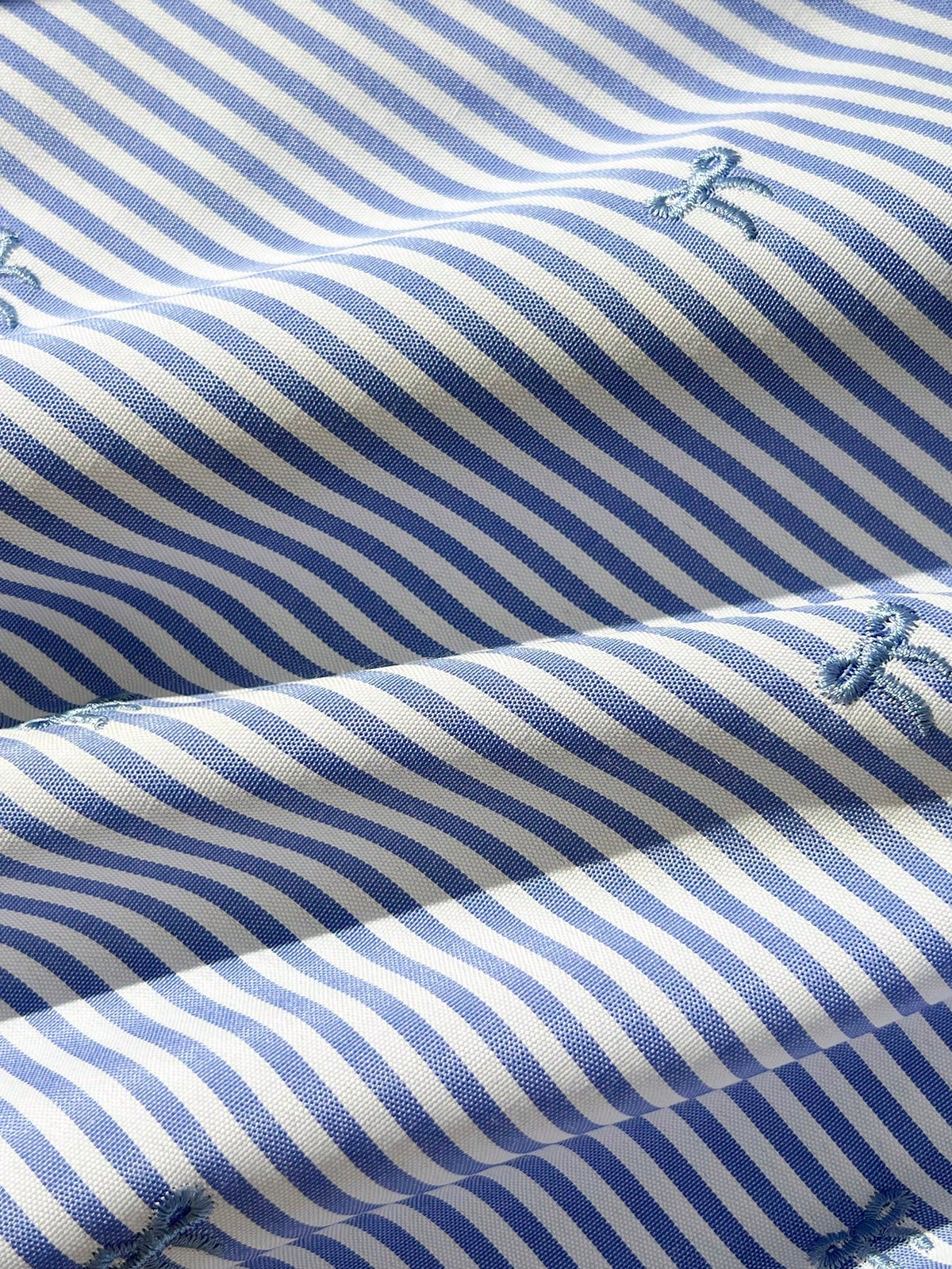 Spring/Summer New Striped Bow Decor Casual Wide-Leg Pants