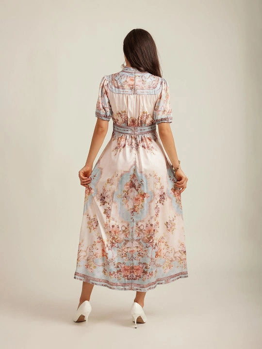 Floral Print Maxi Dress