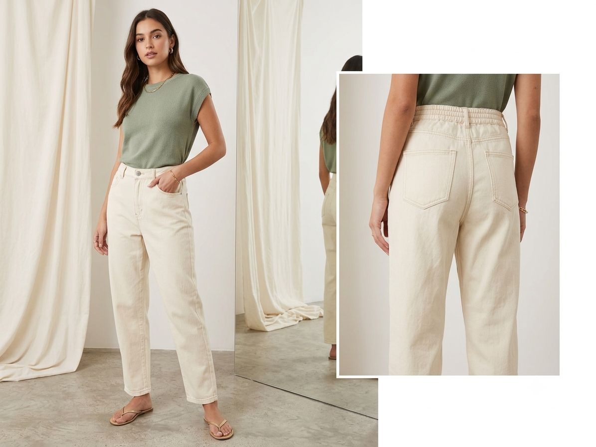 THE OFF-WHITE COMFORT-FIT MOM JEANS
