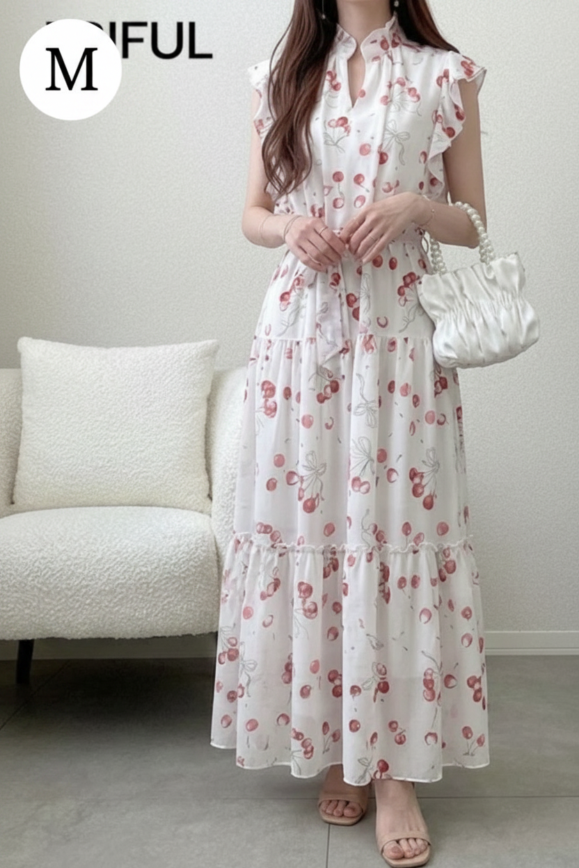 SHEIN Cherry Blossom Dress