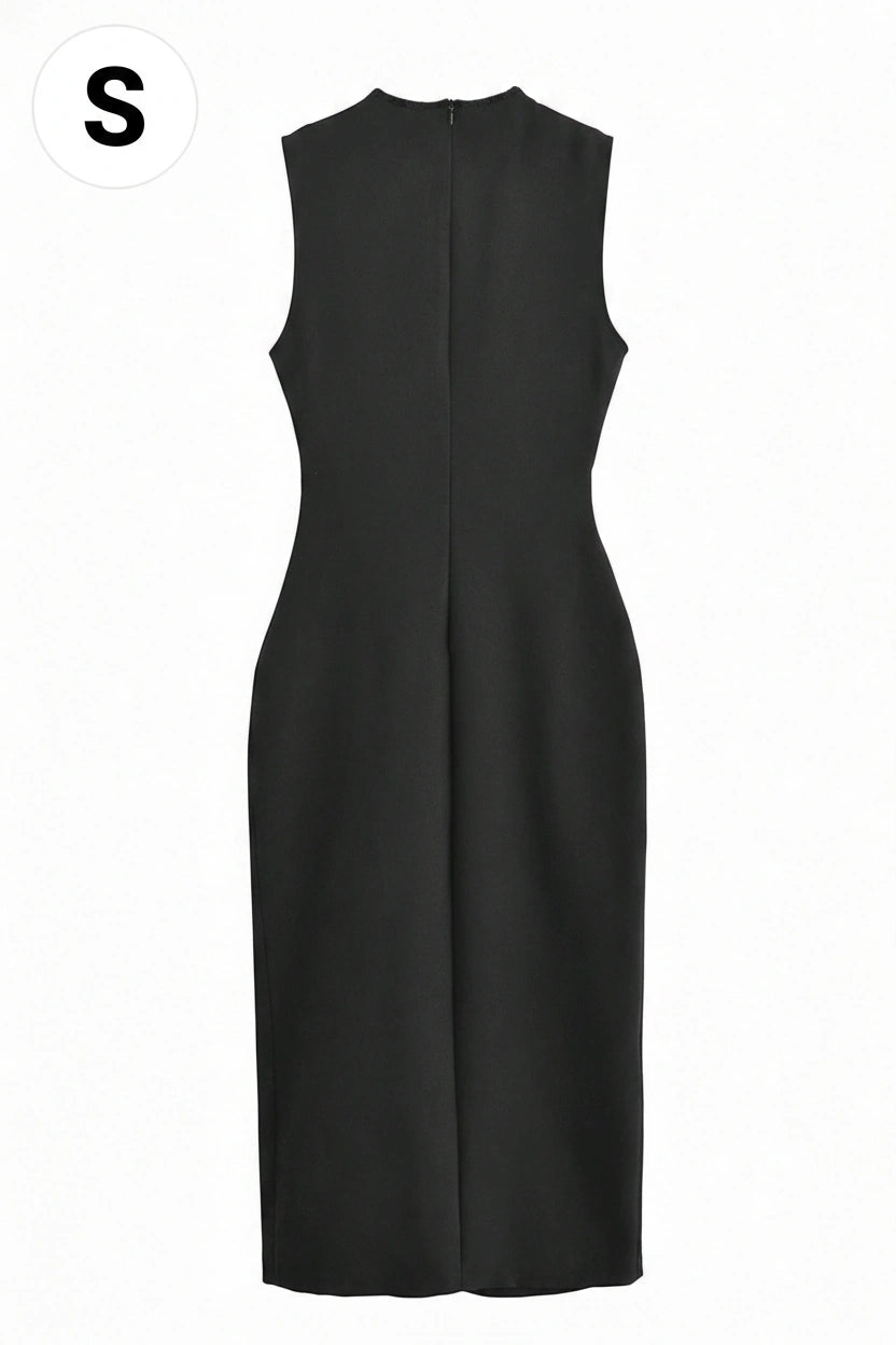 Women's Sleeveless Belted Dress