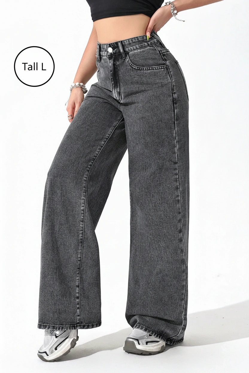 SHEIN Unity Casual Straight Leg Loose Fit Jeans With Pockets