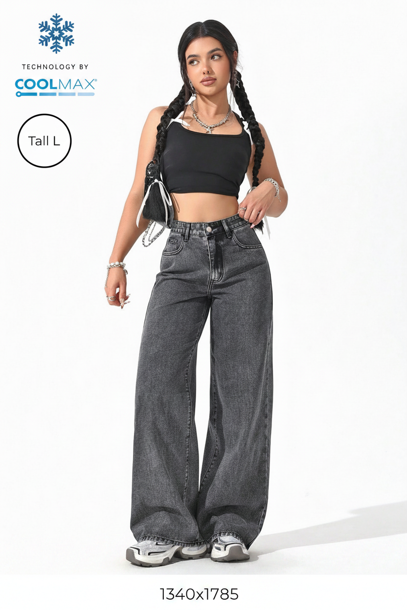 SHEIN Unity Casual Straight Leg Loose Fit Jeans With Pockets