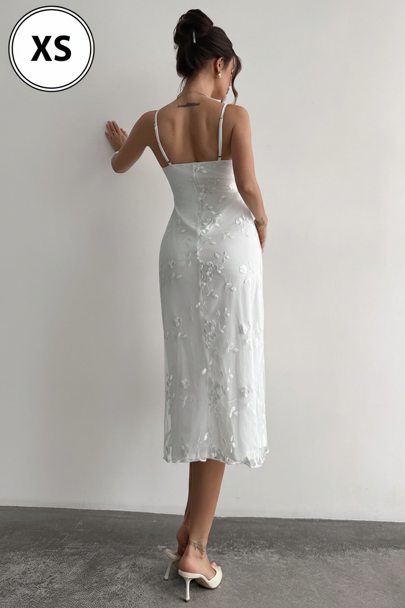 Firerie Women’s Summer New Elegant Holiday Outing Fashion Midi Dress