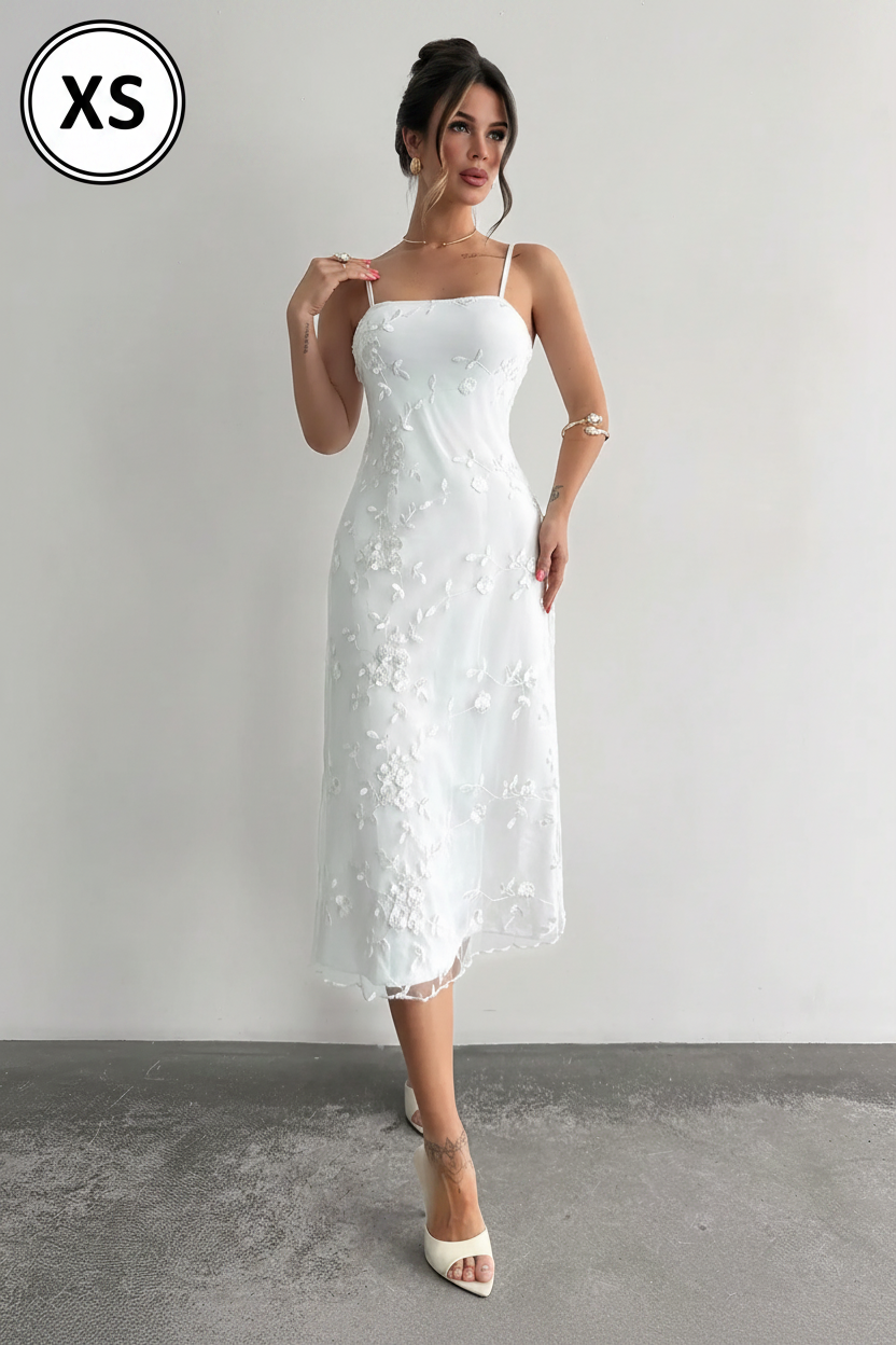 Firerie Women’s Summer New Elegant Holiday Outing Fashion Midi Dress