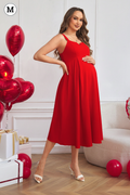Red Maternity Dress - Size M