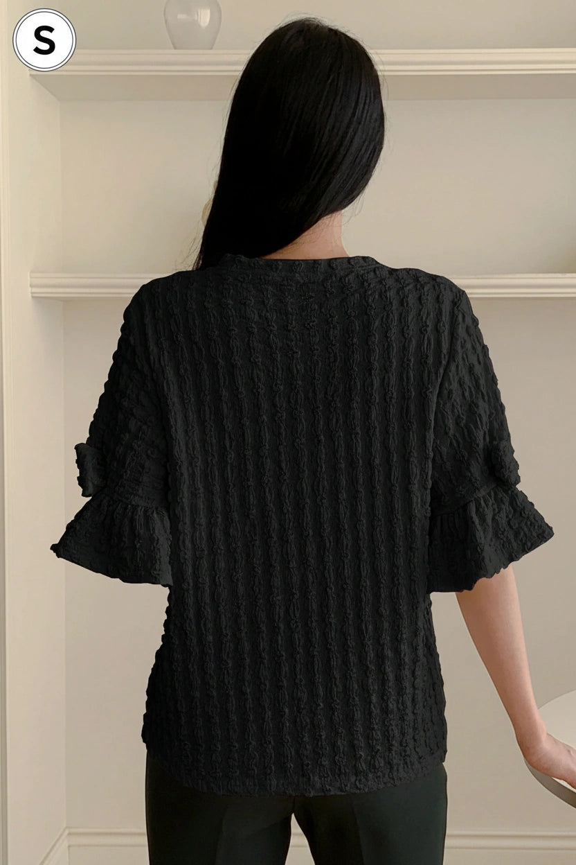 DAZY Spring New Arrival Valentine's Day Women's T-Shirt With Puff Sleeve