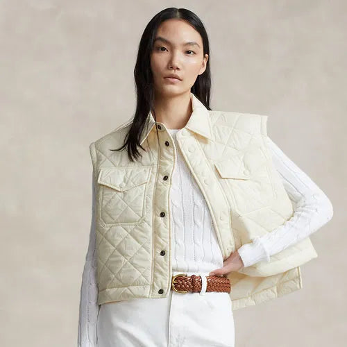 Diamond-Quilted Gilet - XL